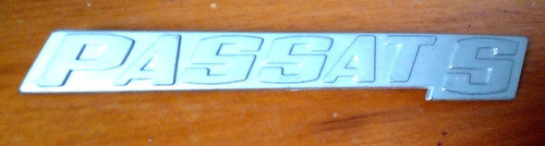 Insignia Emblema Volkswagen Passat S  Plástica 0