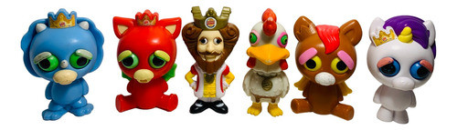 Feisty Pets Burger King 2020 Colección Completa - 6 Muñecos 0