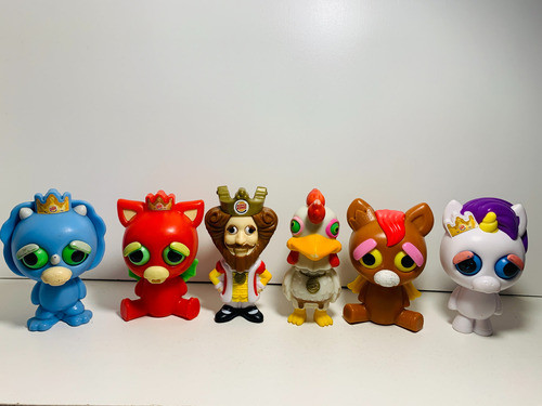 Feisty Pets Burger King 2020 Colección Completa - 6 Muñecos 1
