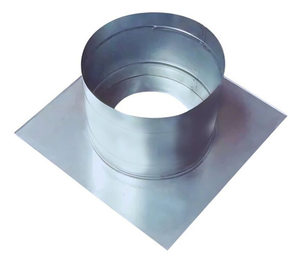 Base Para Techo Sombrero 4 Pulgadas - 10cm Chapa Galvanizada 1