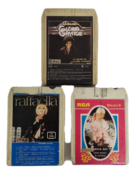 Cassette Cartucho Magazine 8 Set X3 Vintage Oportunidad 0