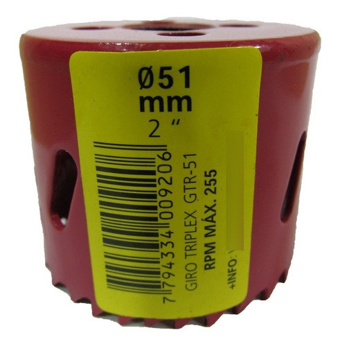 Sierra Copa Bimetalica 51mm + Porta Copa Y Guia Venturo 1