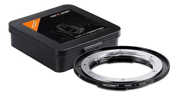 Anillo Adaptador Lente Nikon Para Cámara Canon Eos 0