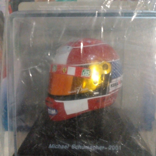 Revista + Cascos De F 1 Nº 28  Schumacher 2001. Con Envío. 1