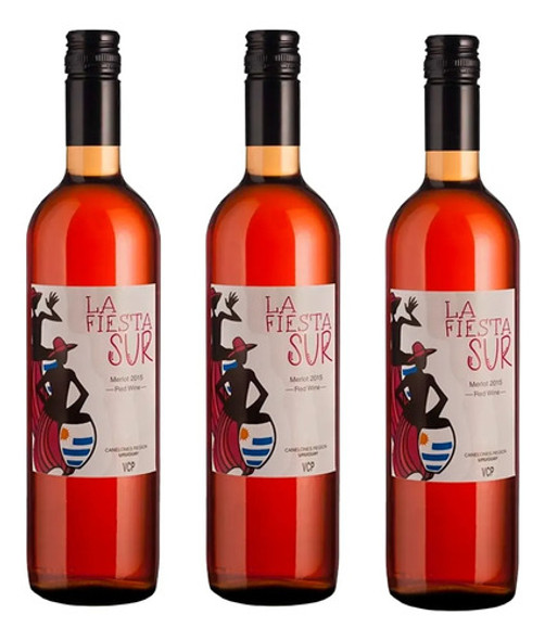 Vino X3 Pizzorno La Fiesta Sur Merlot Rosé 2019 750ml Febo 0 Vino X3 Pizzorno La Fiesta Sur Merlot Rosé 2019 750ml Febo 0