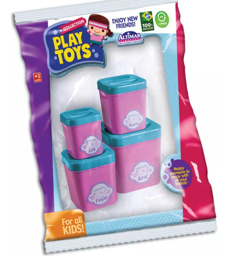 Set De Cocina Kit De Porta Comestibles De Juguete Cook House 1