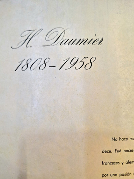 H.daumier. Catalogo Exposicion 1958. Bellas Artes 1
