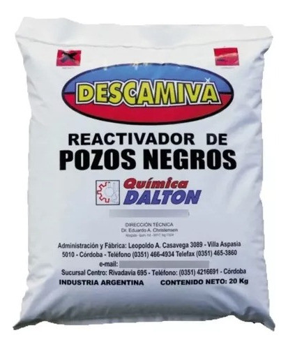 Dalton - Reactivador De Pozo Negro X 20 Kg 0