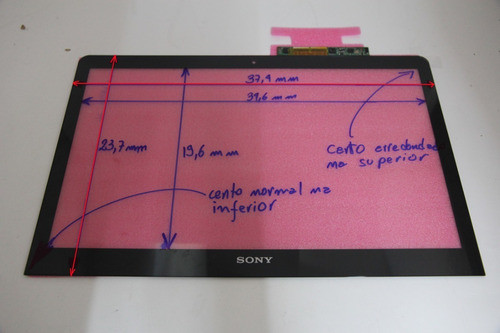 Tela Touch 15.6 Note Sony Vaio Svf15a 69.15103.t02 181180311 1