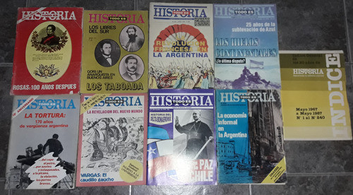 Lote De 17 Revistas Todo Es Historia 0