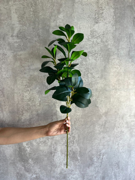 Rama De Peperomia Artificial Decoración 0