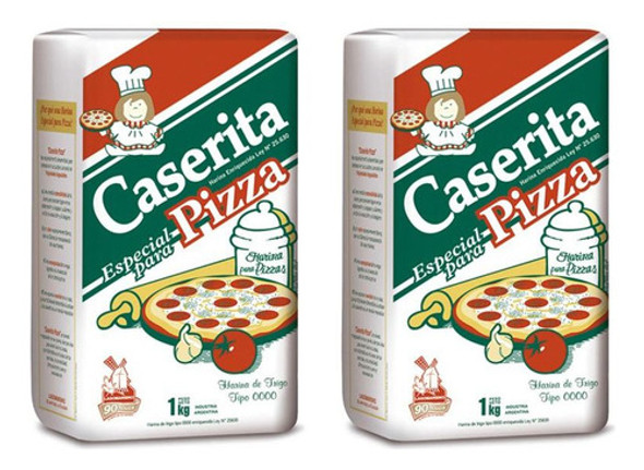 Packx2u Harina De Trigo 0000 Especial P/pizzas Caserita 1 Kg 0 Packx2u Harina De Trigo 0000 Especial P/pizzas Caserita 1 Kg 0