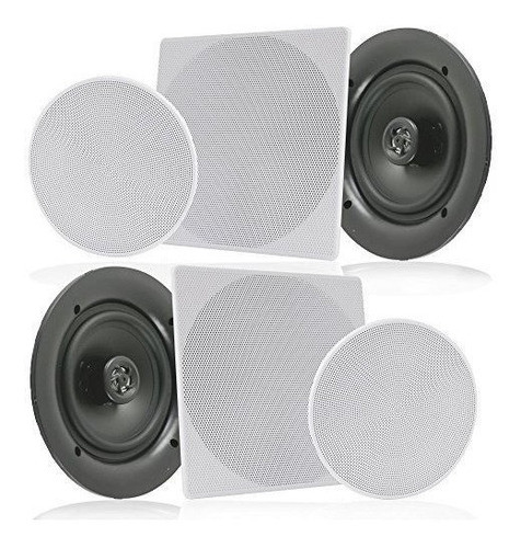 Pyle Pair 65 Montaje Empotrado Inwall 2 Vias Sistema De Alta 0