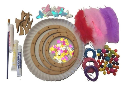 Kit Para Armar Decorar Manualidades Atrapasueños Infantil 1