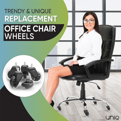 Ruedas De Silla De Oficina De Repuesto Para Alfombras, Mader 1