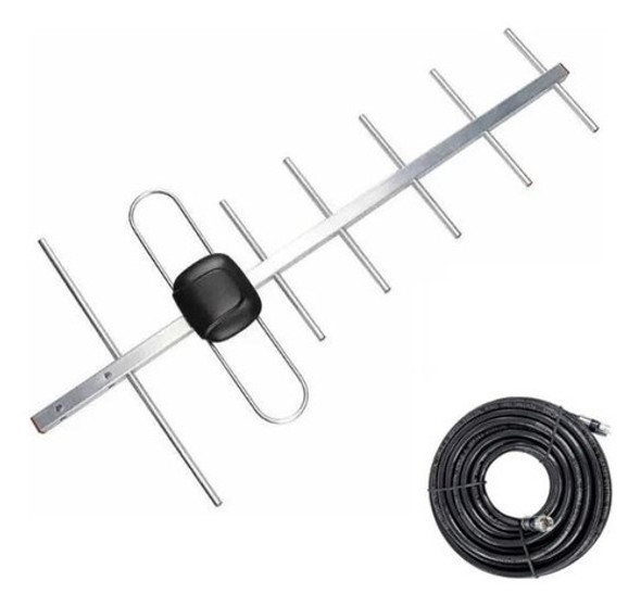 Antena Tv Digital Exterior Full Hd Con Cable En Clicshop 0