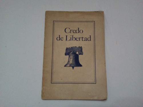 Antigua Revista Credo De Libertad Washington 1942 0