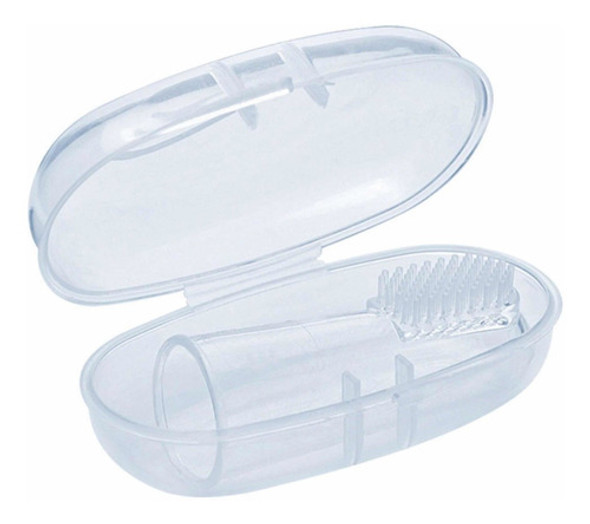 Escova Massageadora Infantil Com Estojo Baby Bath 1