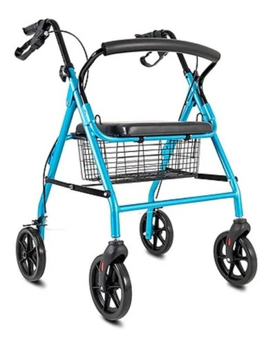 Andador Ortopedico Plegable Asiento Y Canasto Oferta 1