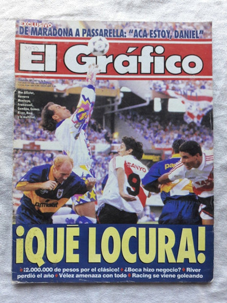 El Gráfico Nº 3973 Año 1995 River Boca - Independiente 0