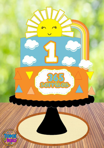 Arquivo De Corte Topo De Bolo 365 Sorrisos 0 Arquivo De Corte Topo De Bolo 365 Sorrisos 0