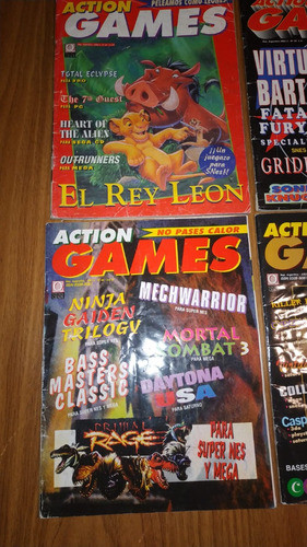 Revistas Action Game Y Club Nintendo, Usadas.c/u 1
