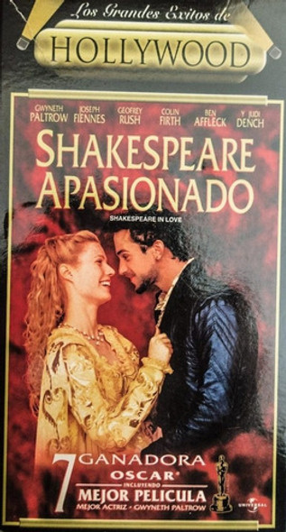 Shakespeare Apasionado Gwyneth Paltrow Subtitulado Vhs Pvl 0