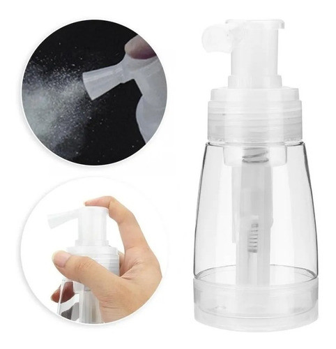 Talqueiro De Talco Pulverizador Barbearia Pó Talco 80ml 0