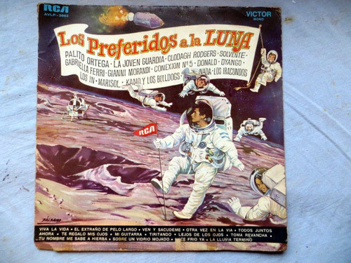 Los Preferidos A La Luna, Vinilo Lp 0