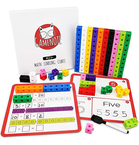 Gamenote Math Cubes Manipulativos Con Tarjetas De Actividade 0