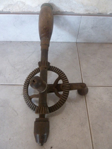 Taladro Antiguo Company Greenfield Mass Usa Herramienta 1