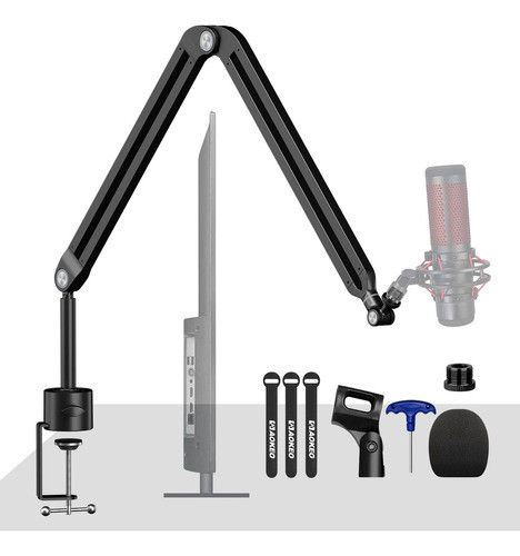 Brazo Micrófono, Aokeo Ak-45 Soporte Micrófono Ajustable 1