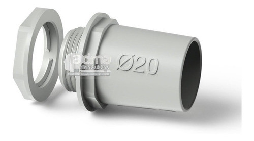 Conector 40mm 1 1/2 Tubo Caño Rigido Pvc Electricidad 1