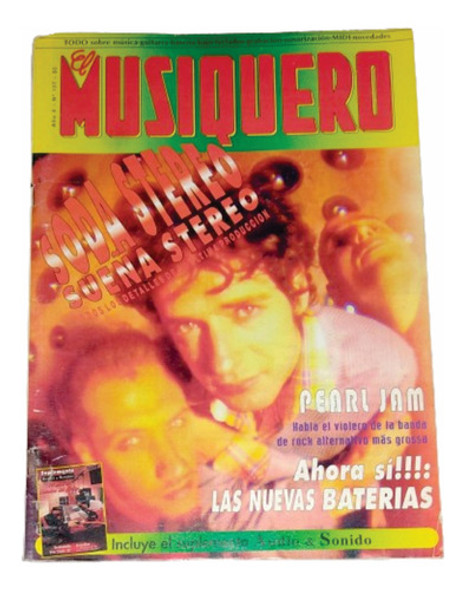 Revista El Musiquero Nro 107 Soda Stereo Cerati Pearl Jam 0