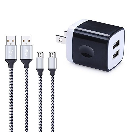 Bloque De Carga Del Teléfono, Fivebox 2.1a Cargador De Doble 0