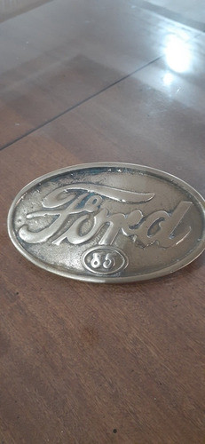 Ford Placa De Bronce Antigua 0