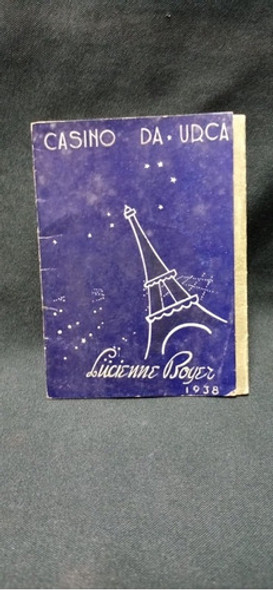 Cassino Da Urca 1938 Raro E Original Folder Assinado 0 Cassino Da Urca 1938 Raro E Original Folder Assinado 0