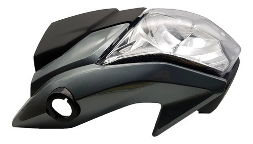 Farol Com Carenagem Prata Ibiuna Metalico Cg Titan 160 2019/ 1