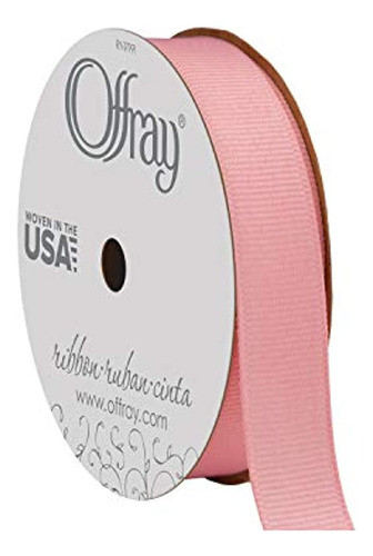 Offray 63057 Cinta De Grogrén De 5/8  De Ancho, 5/8 Pulgadas 0