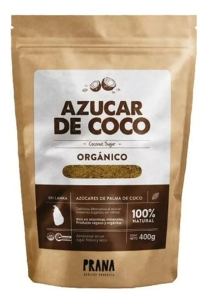 Azucar De Coco Organica 400g Prana - Graviola 0