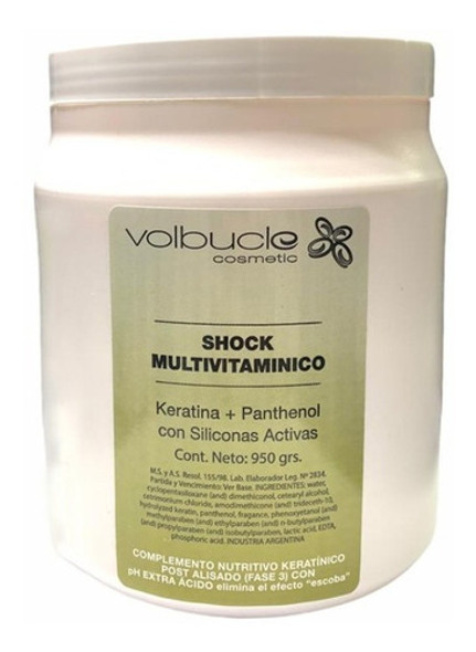 Shock Multivitaminico Volbucle 950grs Keratina + Pantenol 0