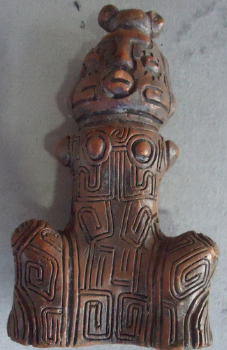 Figura Antiga - P.p. Marajó/cerâmica 1