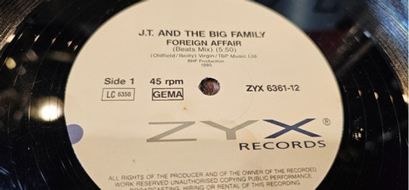 Jt And The Big Family Foreign Affair Vinilo Maxi Germany 90 1