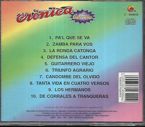 Alfredo Zitarrosa Album Cronica De Coleccion Best Price Cd 1