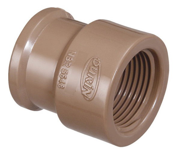 20 Unidades Luva Lr Marrom 20mm X 1/2'' Pvc  Durín 0 20 Unidades Luva Lr Marrom 20mm X 1/2'' Pvc  Durín 0