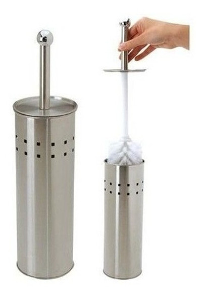 Escobilla Para Wc En Acero Inoxidable Baño Oferta Mf Shop 0