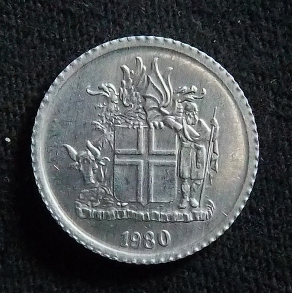 Islandia 1 Corona 1980 Sin Circular Km 23 1