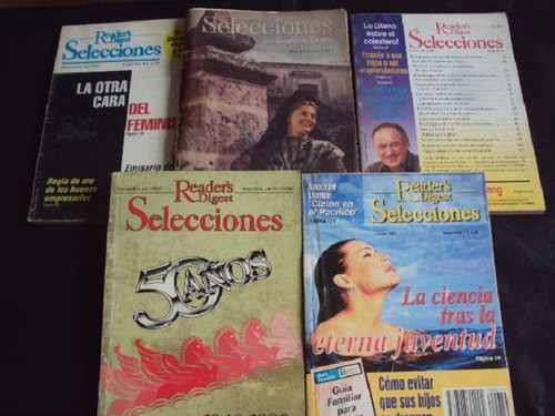 Lote De 5 Antiguas Revistas Selecciones 1