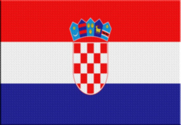 Parche Termoadhesivo Bandera Croacia 0