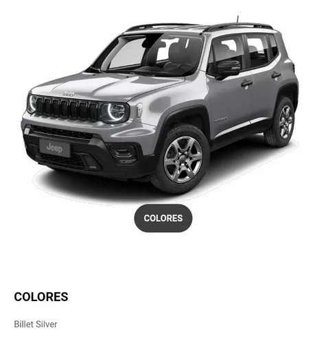 Color De Retoque Jeep Gris Billet Met Renegade Compass 0